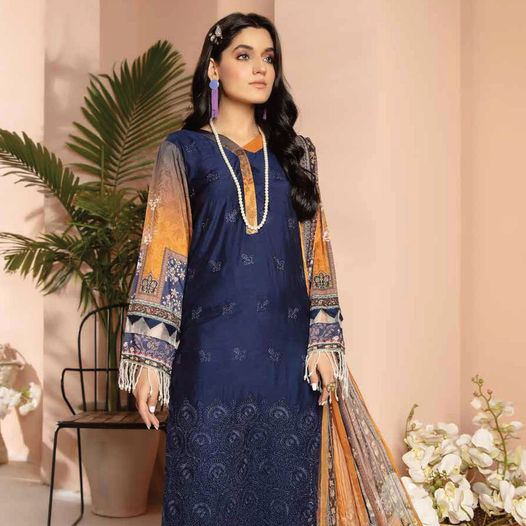 Aafreen Embroidered Chikankari Viscose Winter Collection – AF-08