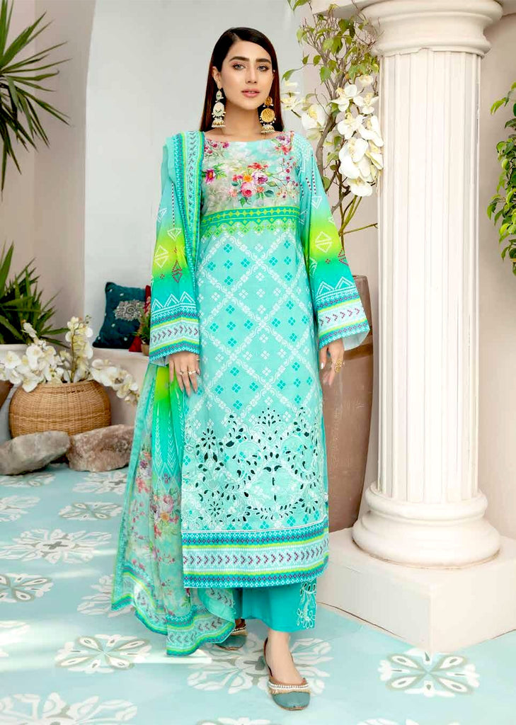 Aafreen Chunri Embroidered Lawn Chikankari Vol-9 – AF-66