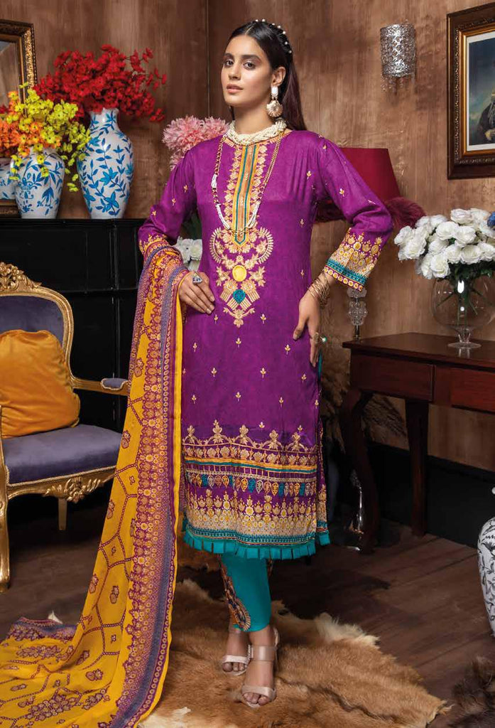 Aafreen Embroidered Lawn Collection – D-09