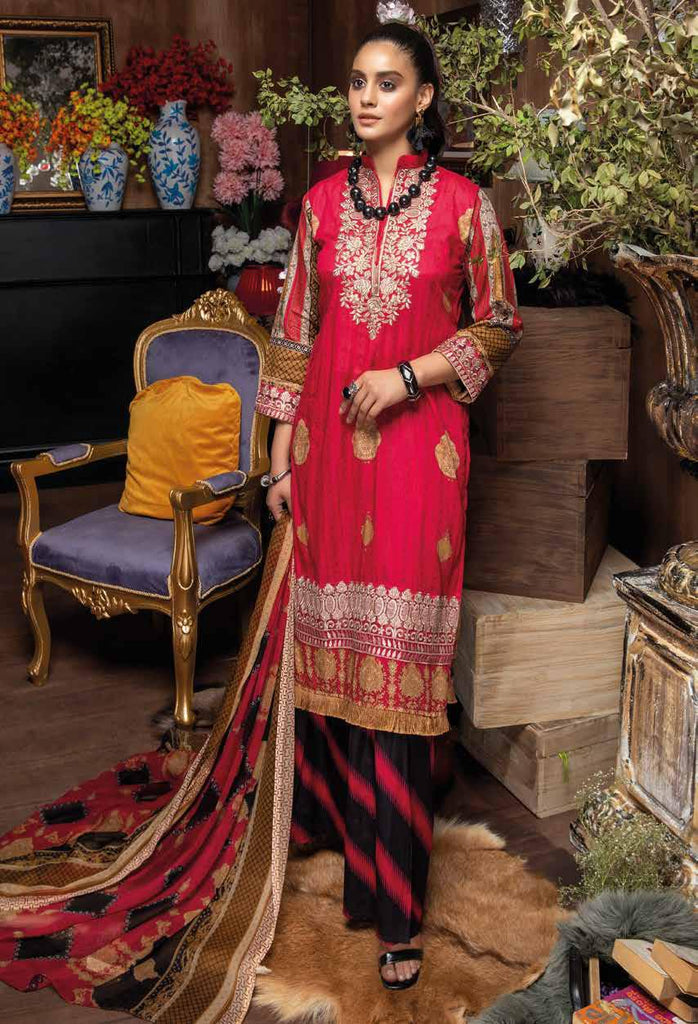 Aafreen Embroidered Lawn Collection – D-12