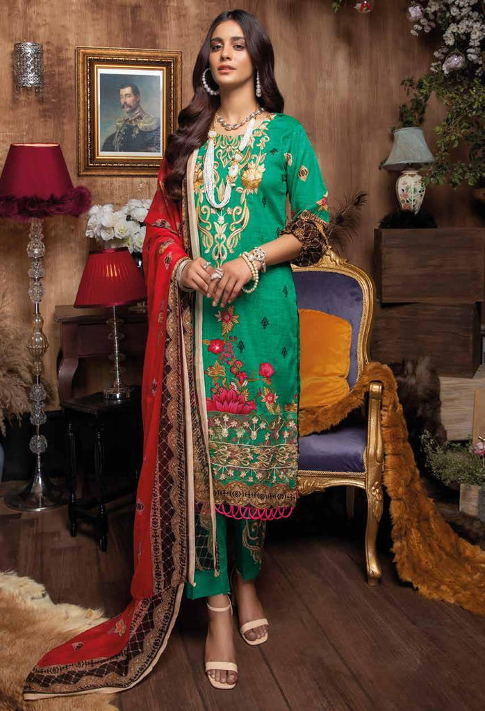 Aafreen Embroidered Lawn Collection – D-03