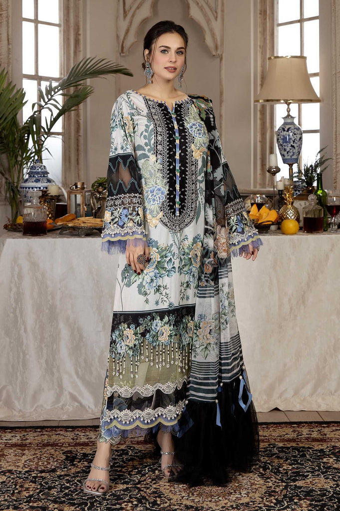 Adan's Libas Carnation Lawn Collection – Muesli