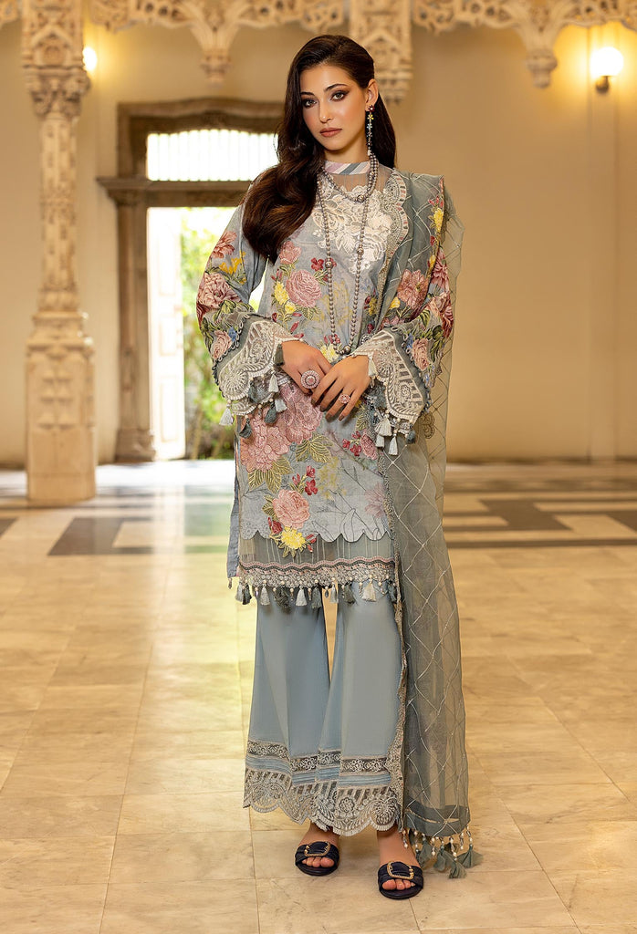 Adan's Libas Chantilly Lawn Collection 2022  – TWINKLING STARS - A