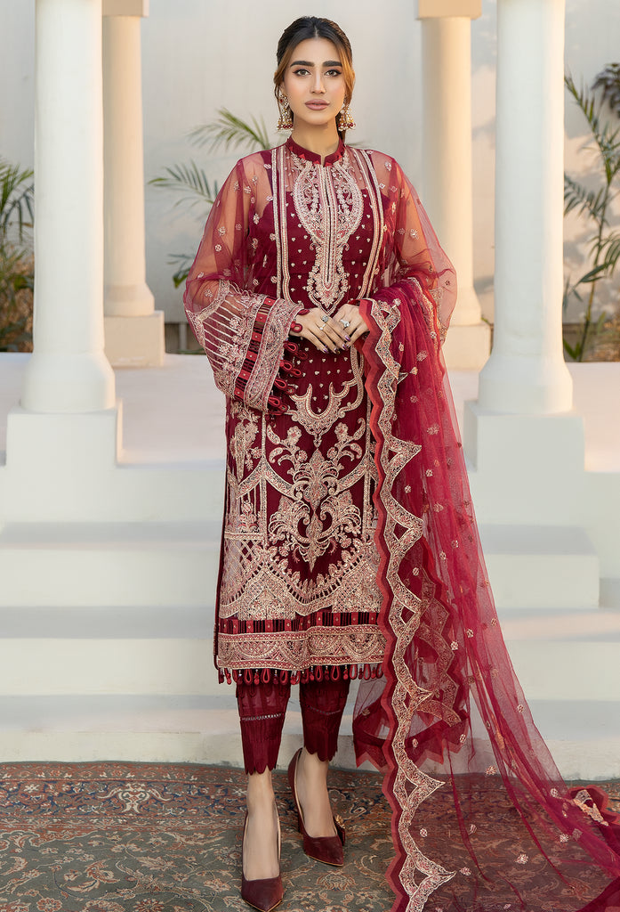 Adan's Libas Janira Luxury Collection – Claret