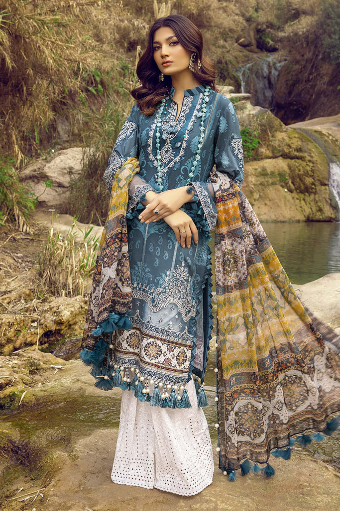 Adan's Libas Wadi-e-Soan Lawn Collection Melted Shine- 09