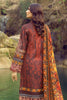 Adan's Libas Wadi-e-Soan Lawn Collection Garnet Dazzle Brown -10