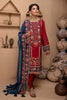 Adan's Libas Aangan Lawn Collection  – Firebrick