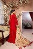 Adan's Libas Luxulia Embroidered Chiffon Collection – Radical Red