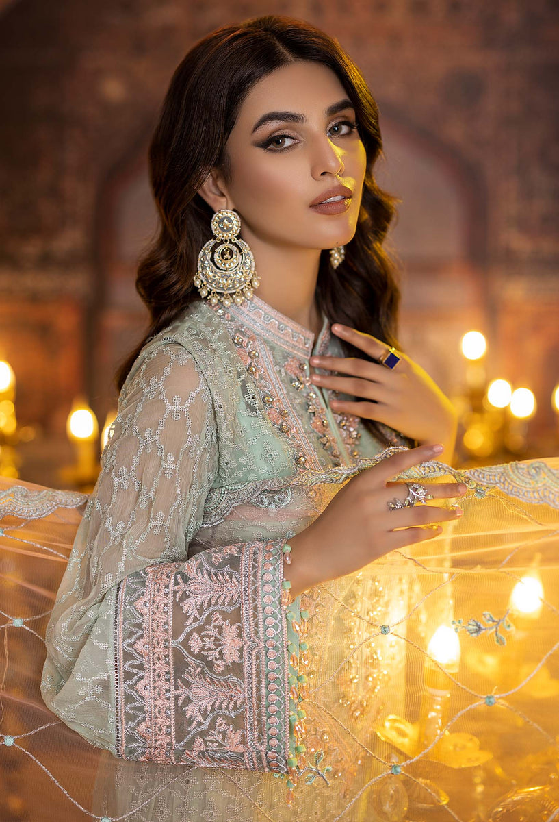 Adan's Libas Ravia Schiffli Embroidered Chiffon Collection – Demantoid ...