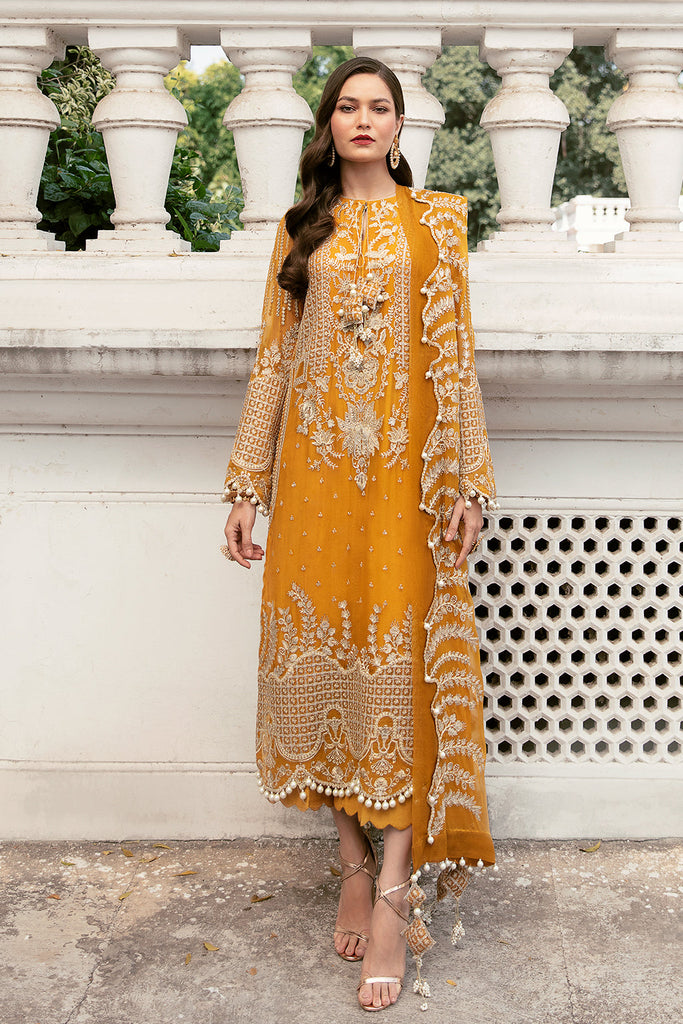Afrozeh La Fuchsia Luxury Formal Collection 2022 – Golden Hour