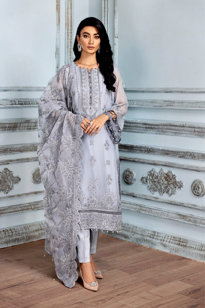 Alizeh Mah-e-Ru Festive Embroidered Chiffon Collection '21 – Surmai