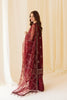 Alizeh Rang-e-Mehr Formal Collection – Embroidered Net Maroon - V14D08