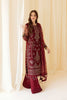 Alizeh Rang-e-Mehr Formal Collection – Embroidered Net Maroon - V14D08