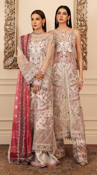 Opulence by Anaya Embroidered Chiffon Suits Unstitched 3 Piece AKC22O AC22-02-Carina - Luxury Collection