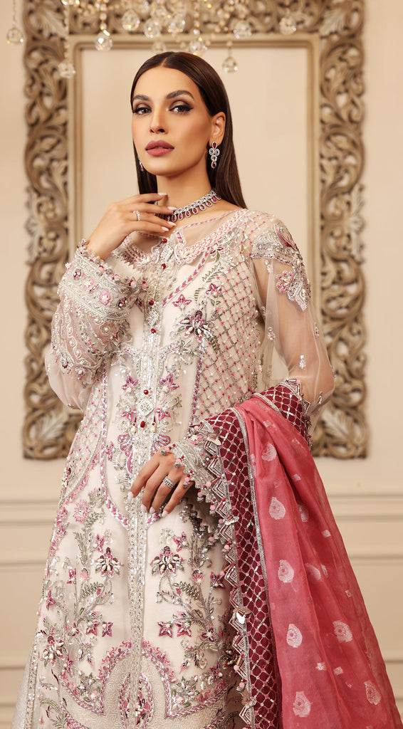 Opulence by Anaya Embroidered Chiffon Suits Unstitched 3 Piece AKC22O AC22-07-Selina - Luxury Collection