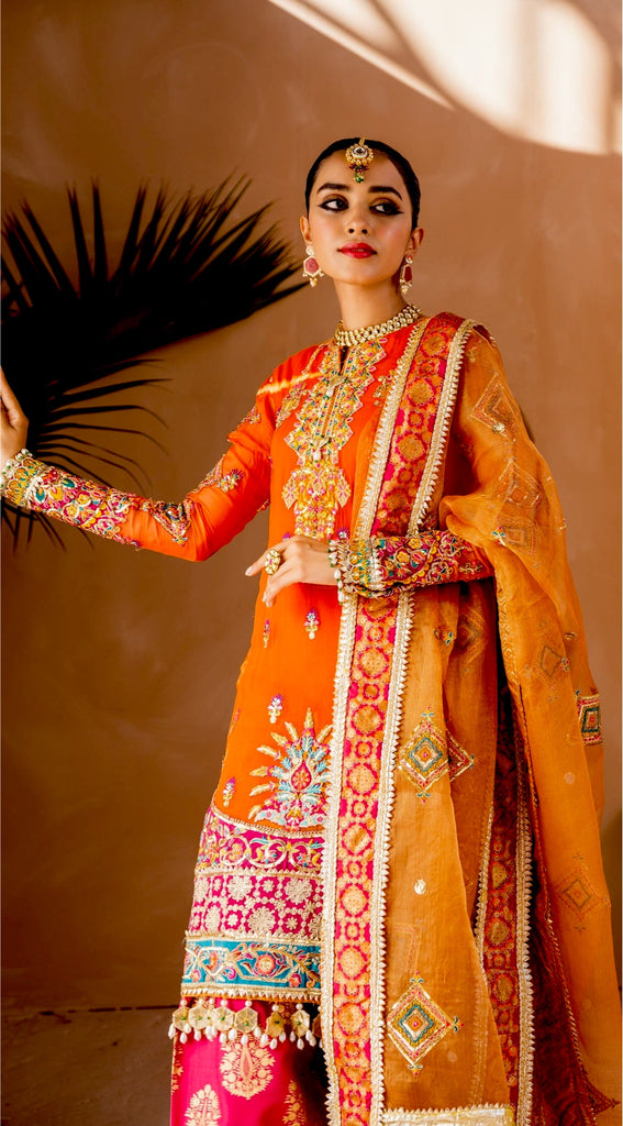 Anaya X Kamiar Rokni · Dhanak Mehndi Collection – FARHEEN
