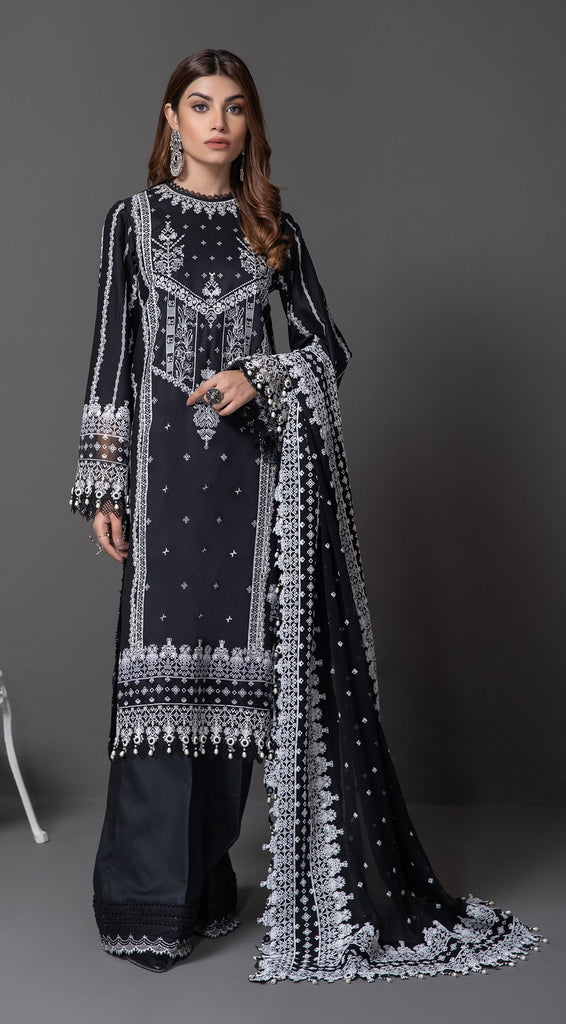 Anaya by Kiran Chaudhry Monochrome Mystique Lawn Collection 2022 – TANYA