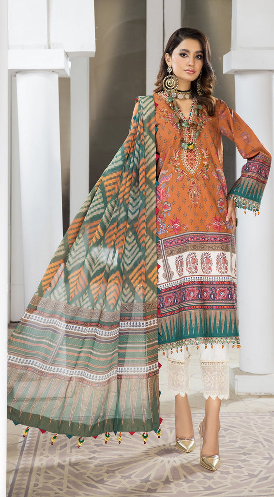 Anaya by Kiran Chaudhry · Nazafreen Embroidered Cambric Collection – AMBREENA