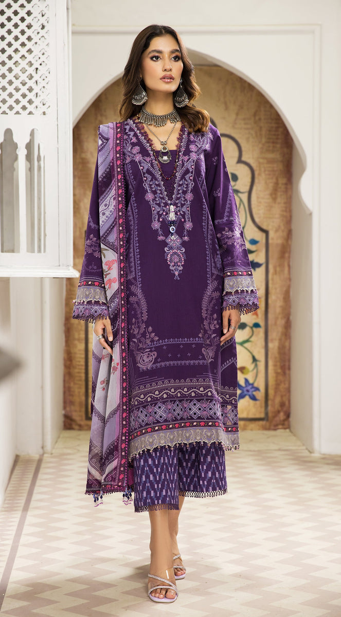 Anaya By Kiran Chaudhry Embroidered Lawn Suits Unstitched 3 Piece AK21KR 06-B PARISA - Summer Collection main image 1