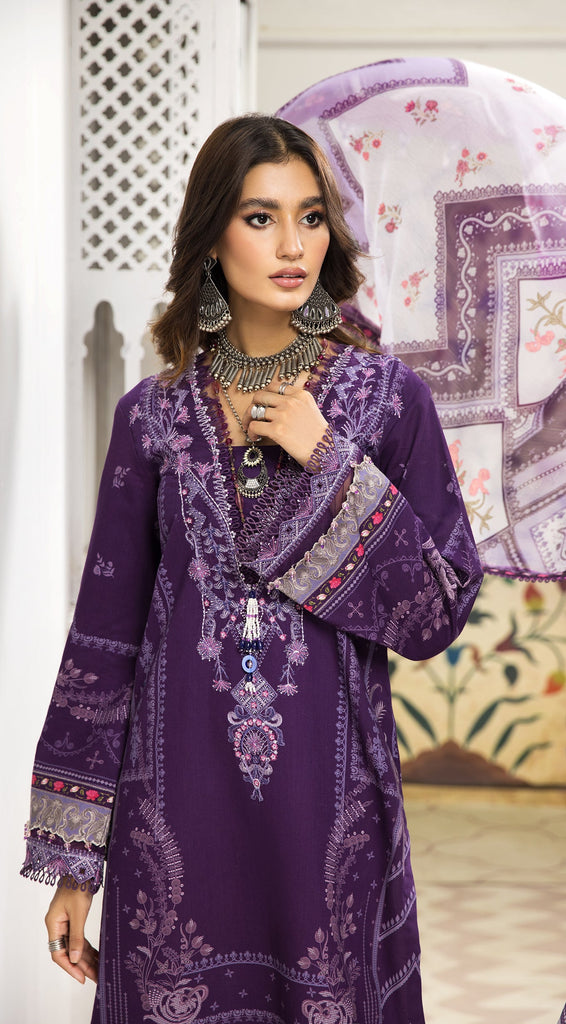 Anaya By Kiran Chaudhry Embroidered Lawn Suits Unstitched 3 Piece AK21KR 05-ESFIR - Summer Collection main image 1