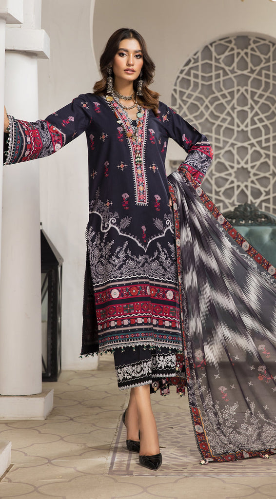 Anaya by Kiran Chaudhry · Nazafreen Embroidered Cambric Collection – SAMARA