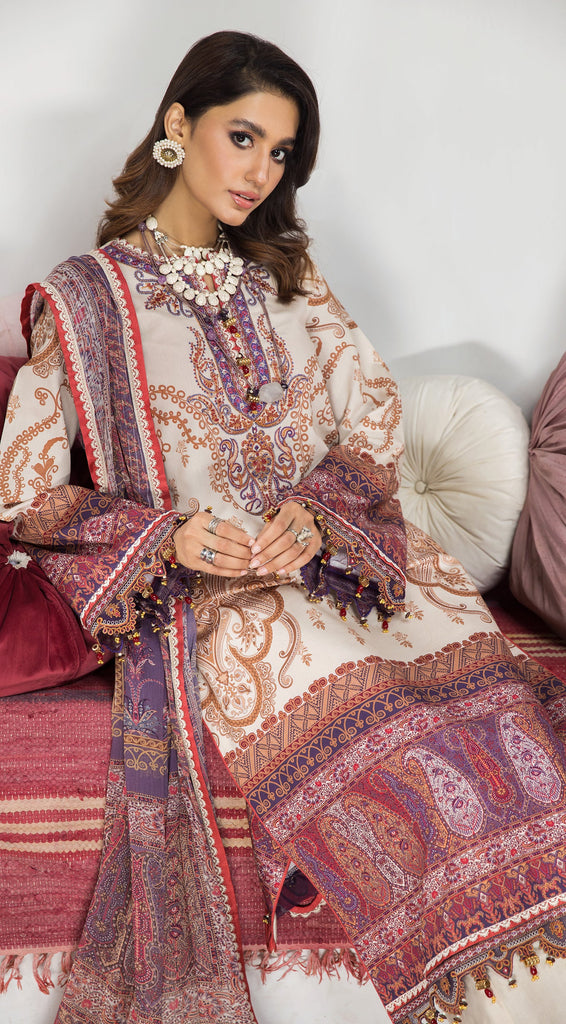 Anaya by Kiran Chaudhry · Nazafreen Embroidered Cambric Collection – SULEMA