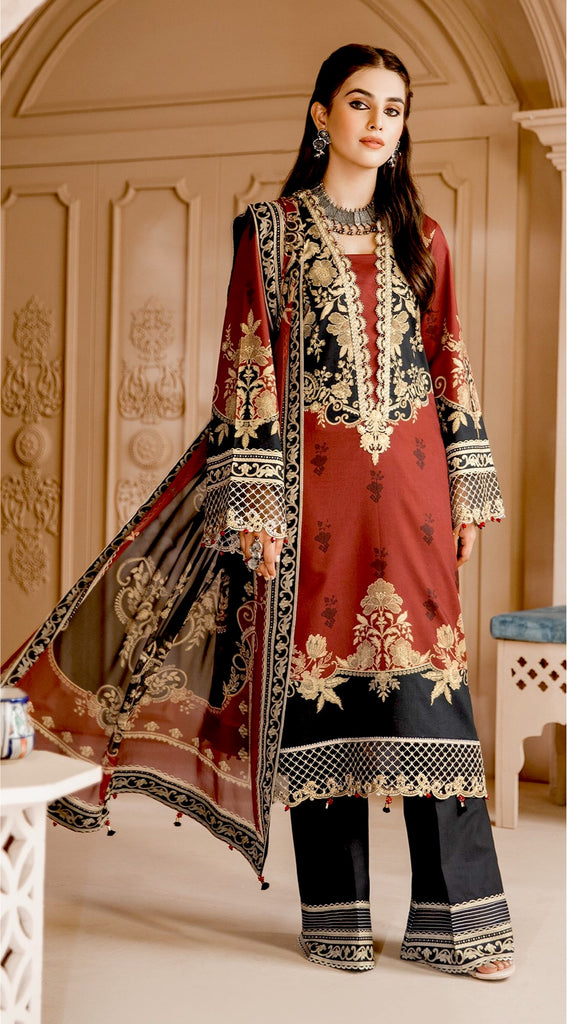 Anaya by Kiran Chaudhry · Noor Bano Cambric Collection 2021 – Aliya