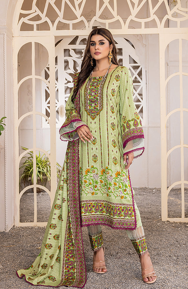 Anum Printed Lawn Collection Vol-1 2023 – ANL1-23-02C
