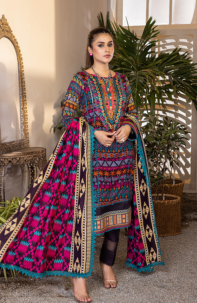Anum Printed Lawn Collection Vol-1 2023 – ANL1-23-04A