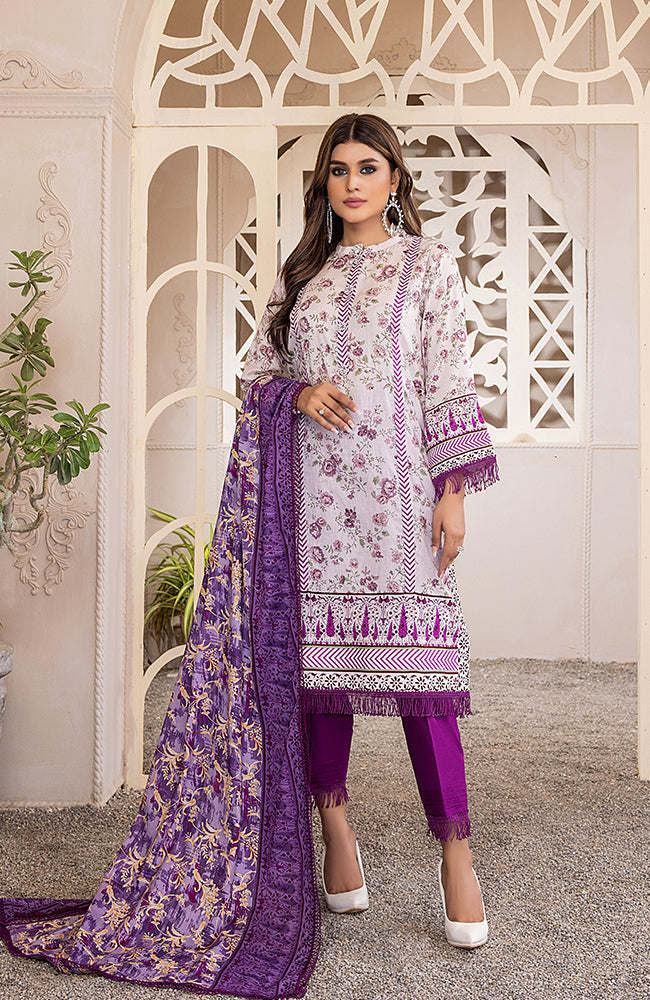 Anum Printed Lawn Collection Vol-1 2023 – ANL1-23-05A