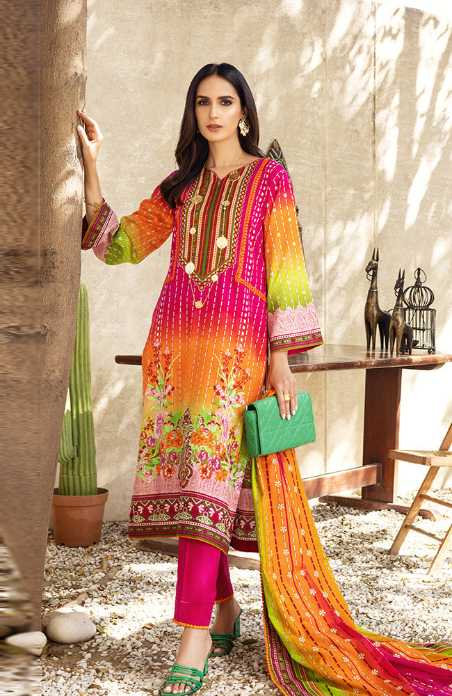Anum Printed Lawn Collection Vol-3 – 04C