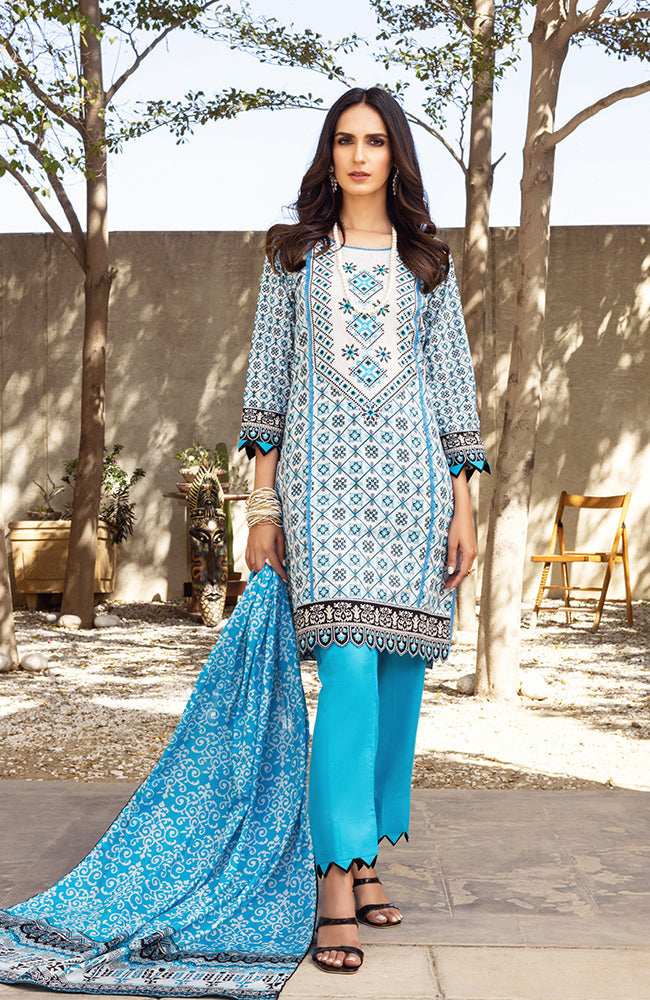 Anum Printed Lawn Collection Vol-3 – 05A