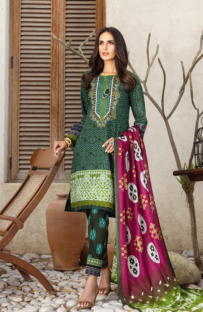 Design 05 ANUM DIGITAL PRINTED LAWN  Collection Vol 03 main image 0