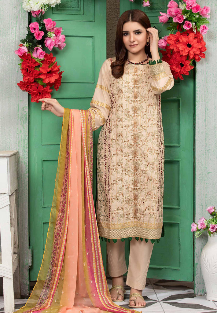 Areeba Embroidered Lawn Collection – D3