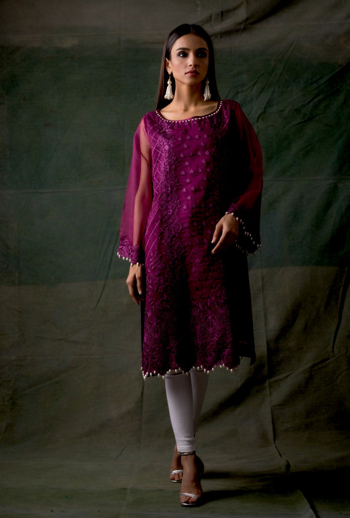 Areeba Saleem Embroidered Lawn Kurti Collection – ASKE-2