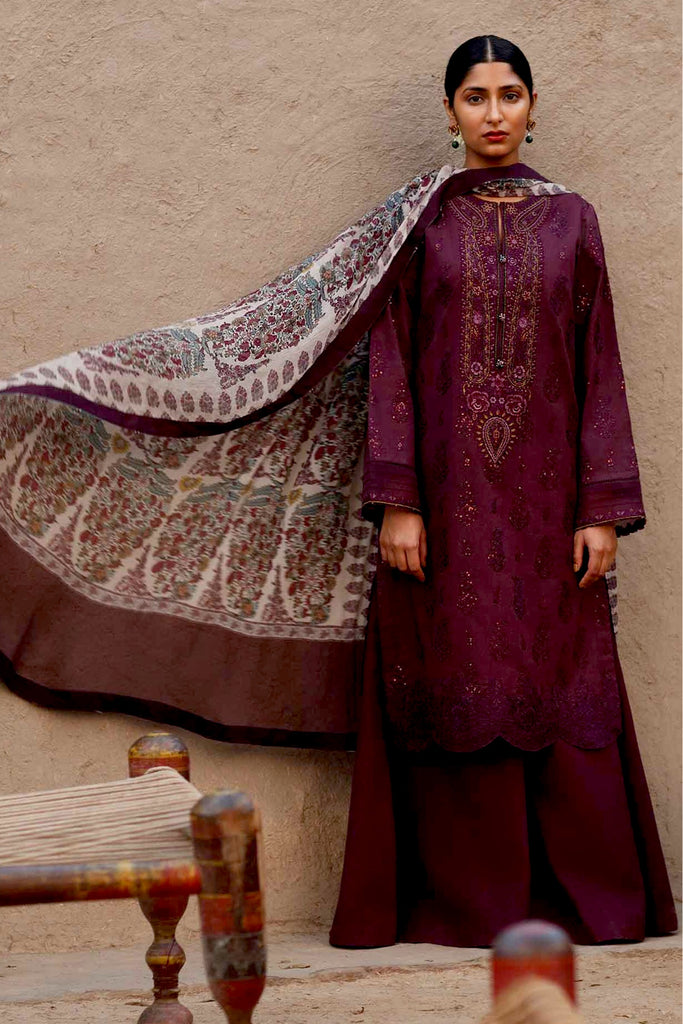 Zara Shahjahan Luxury Lawn Collection 2021 – ARJUMAND-A