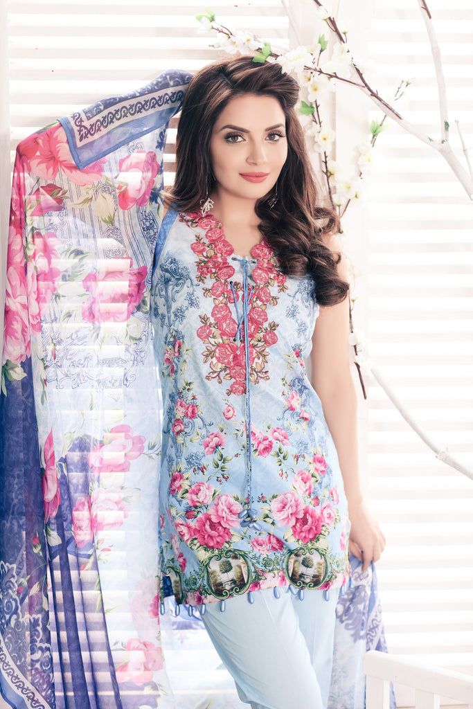 Armeena Rana Khan Lawn Collection 2017 Vol-1 – 5A