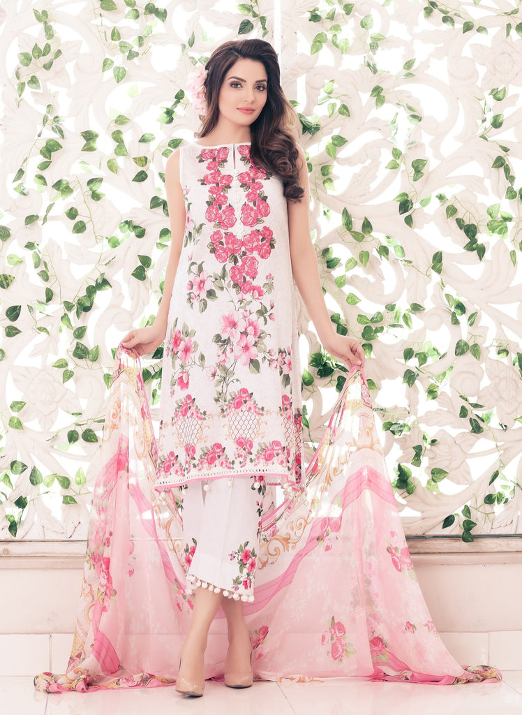 Armeena Rana Khan Lawn Collection 2017 Vol-1 – 1A