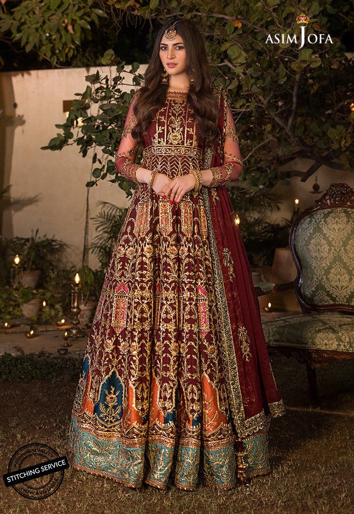 Asim Jofa Baad-E-Naubahar Luxury Wedding Formal Collection – AJBN-11