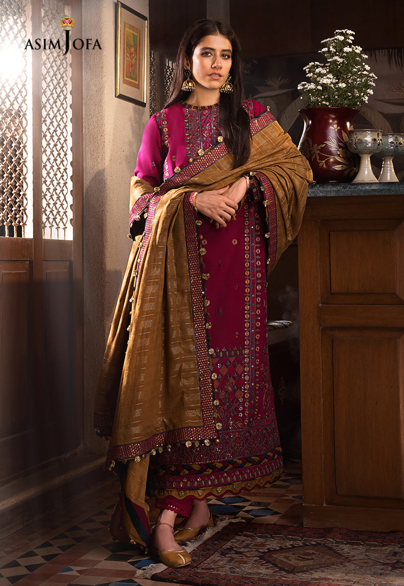 Asim Jofa Kashmiri Embroidered - The Syra Edit – AJK-08 – YourLibaas