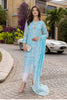 Azure Luxe Festive Edit Embroidered Lawn Collection – Aqua Stone