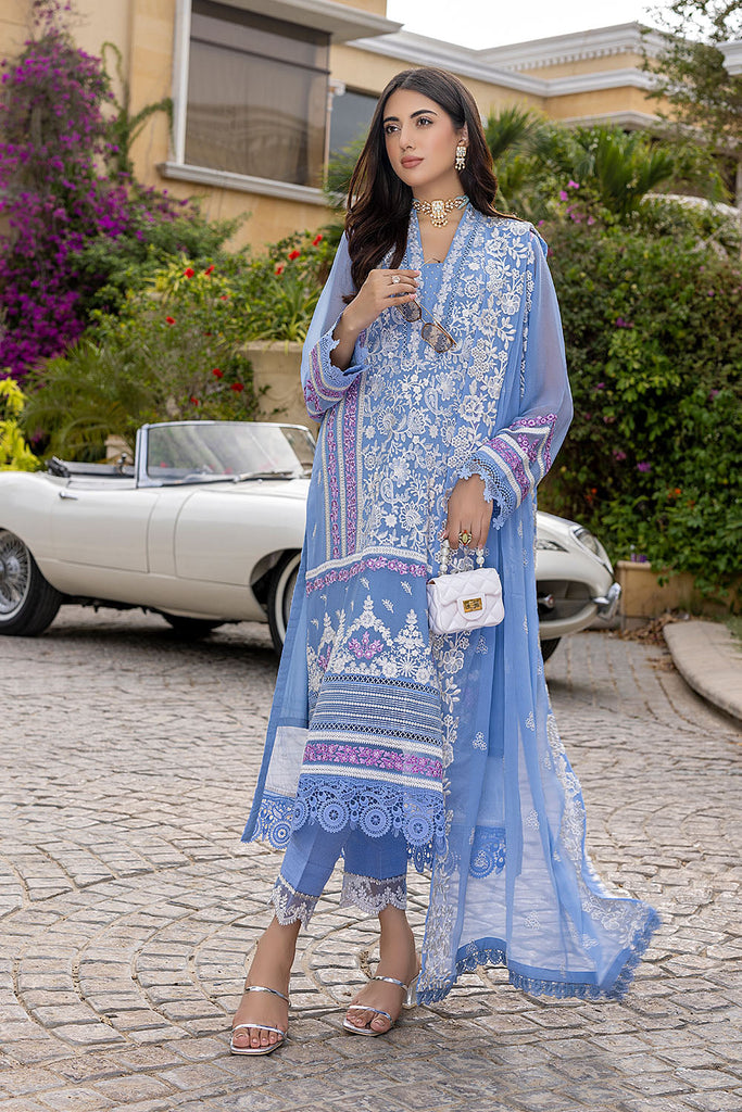 Azure Luxe Festive Edit Embroidered Lawn Collection – Festive Glory