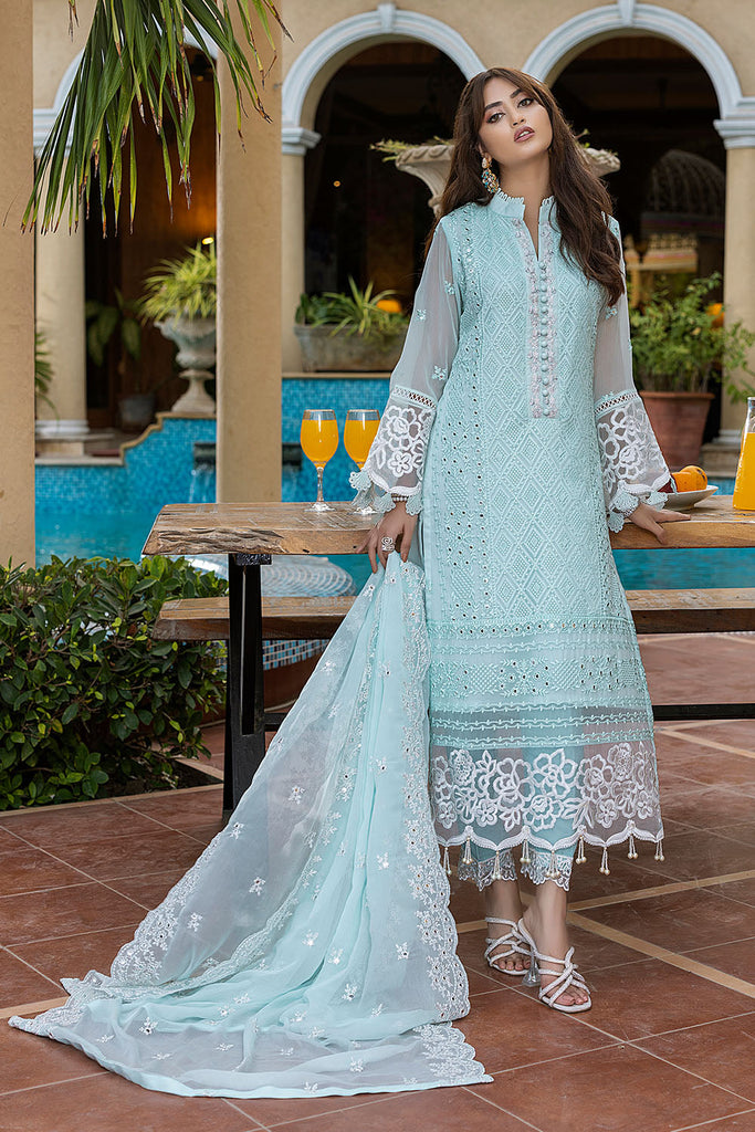 Azure Luxe Festive Edit Embroidered Lawn Collection – Ice Green
