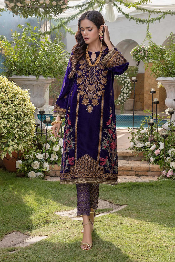 Azure Velvet Winter 2Pc Collection  – Jade Vine