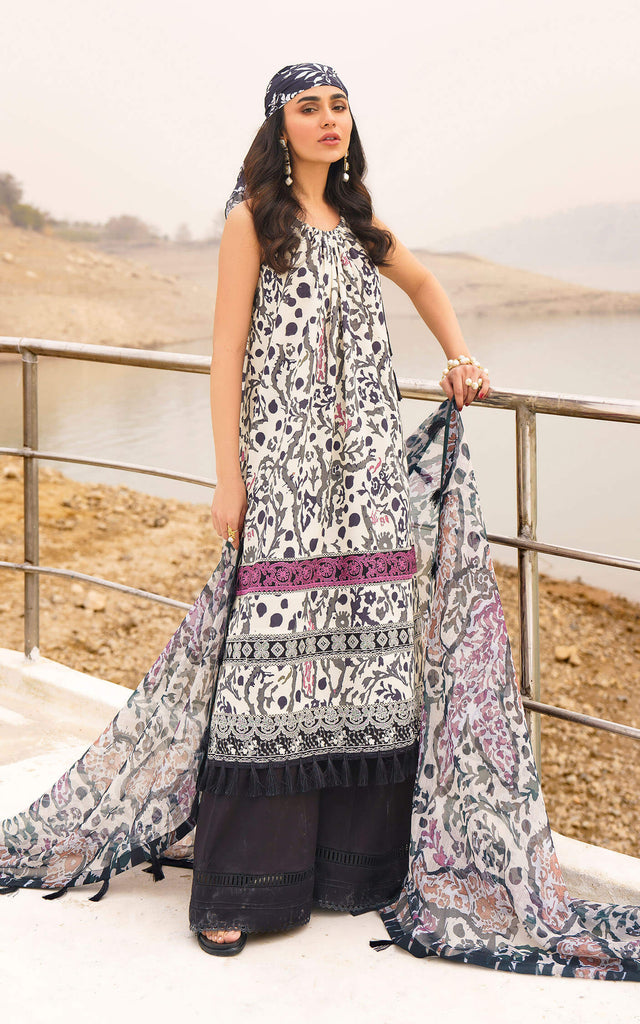 Asifa & Nabeel Meraki Lawn Collection – BEGONIA-U141M020 | Lawn