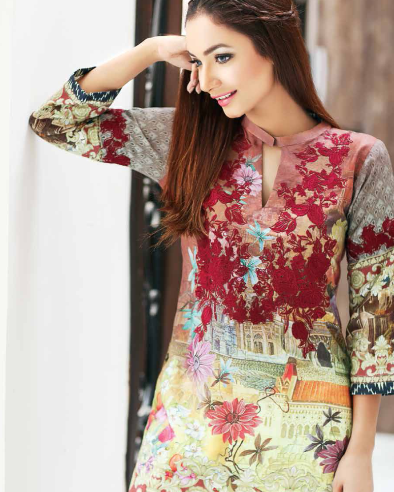 Charizma Belle Embroidered Viscose Collection Vol-2 – BL-19 - YourLibaas
 - 1