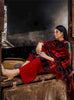 Gul Ahmed Winter Collection 2021 · 3 PC Velvet Suit with Velvet Dupatta – BVL-12005B