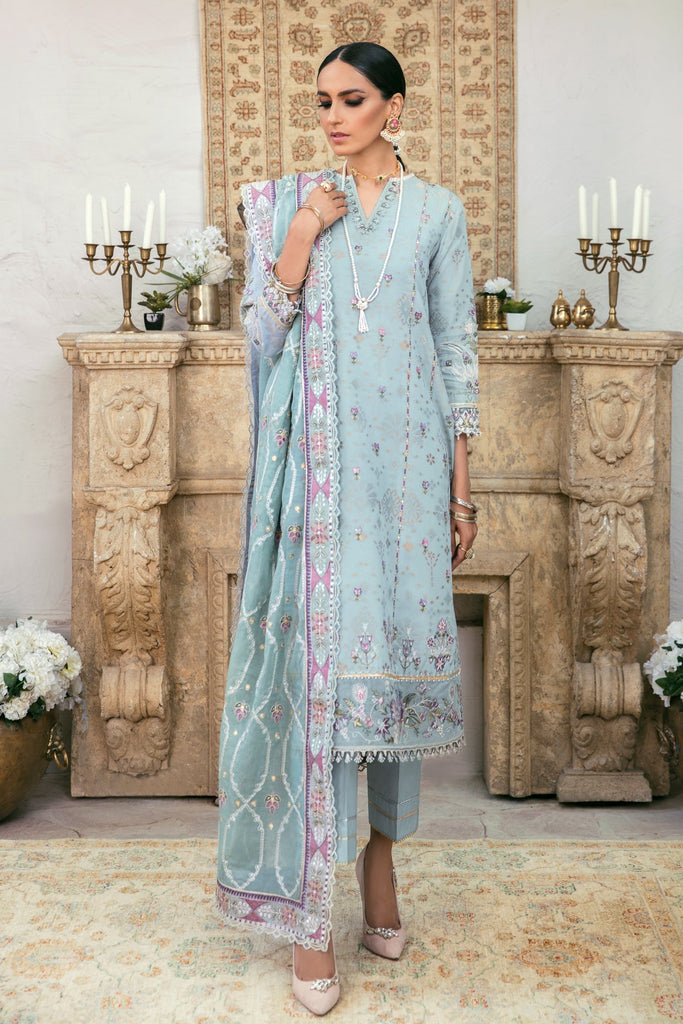 Baroque Festive Eid Lawn Collection 2022 – BQU-BL08-02