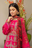 Bin Rashid by Charizma · Embroidered Linen Masoori with Chiffon Dupatta – BR-06