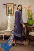 Bin Rashid by Charizma · Embroidered Linen Masoori with Chiffon Dupatta – BR-09